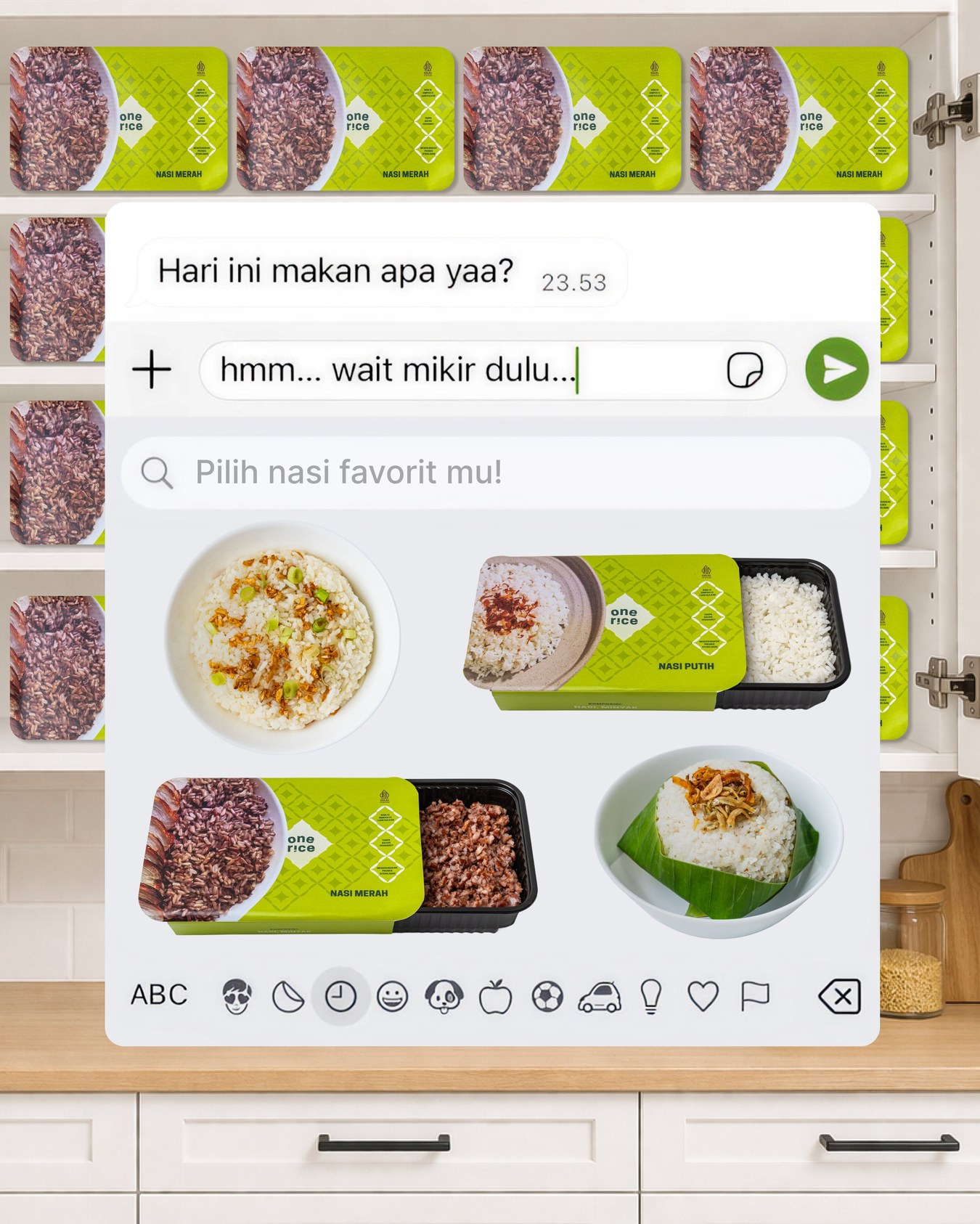 Pilih nasi favorit mu