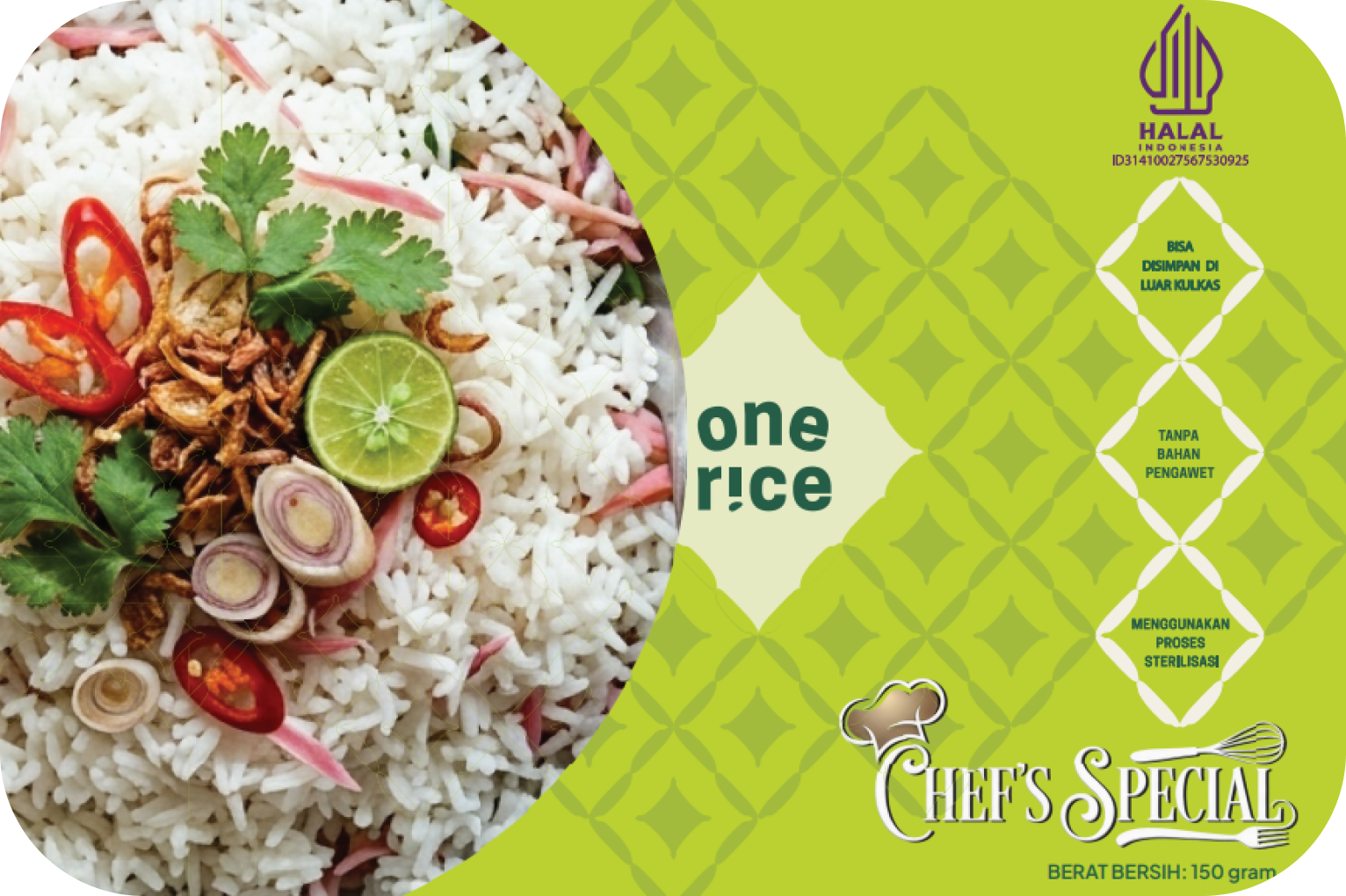 OneRice Chef's Special — Nasi Goreng Kecombrang package