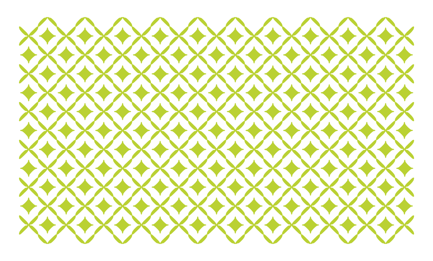 Kawung pattern made of rice grains
